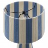 Modway Renae Handwoven Cotton Thread Striped Table Lamp Blue 3
