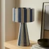 Modway Renae Handwoven Cotton Thread Striped Table Lamp Blue 4 - Modway Renae Handwoven Cotton Thread Striped Table Lamp Blue 4