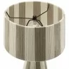 Modway Renae Handwoven Cotton Thread Striped Table Lamp Gray 3 - Modway Renae Handwoven Cotton Thread Striped Table Lamp Gray 3
