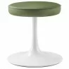 Modway Lippa Vegan Leather Round Stool Green - Modway Lippa Vegan Leather Round Stool Green