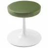Modway Lippa Vegan Leather Round Stool Green - Modway Lippa Vegan Leather Round Stool Green