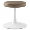 Modway Lippa Vegan Leather Round Stool Brwon Side