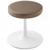 Modway Lippa Vegan Leather Round Stool Brwon Top