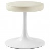Modway Lippa Vegan Leather Round Stool Ivory