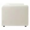 Modway Leif 89" Performance Velvet Upholstered Sofa White Side - Modway Leif 89" Performance Velvet Upholstered Sofa White Side