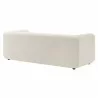 Modway Leif 89" Performance Velvet Upholstered Sofa White Back - Modway Leif 89" Performance Velvet Upholstered Sofa White Back