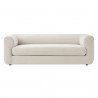 Modway Leif 89" Performance Velvet Upholstered Sofa White Front