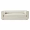 Modway Leif 89" Performance Velvet Upholstered Sofa White Front - Modway Leif 89" Performance Velvet Upholstered Sofa White Front