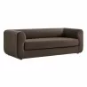 Modway Leif 89" Performance Velvet Upholstered Sofa Chocolate Brown - Modway Leif 89" Performance Velvet Upholstered Sofa Chocolate Brown