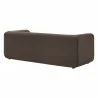 Modway Leif 89" Performance Velvet Upholstered Sofa Chocolate Brown Back - Modway Leif 89" Performance Velvet Upholstered Sofa Chocolate Brown Back