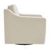 Modway Liora Performance Velvet Armchair White Side