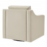 Modway Liora Performance Velvet Armchair White Back