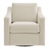Modway Liora Performance Velvet Armchair White Front