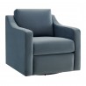 Modway Liora Performance Velvet Armchair Blue