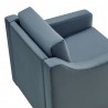 Modway Liora Performance Velvet Armchair Blue Top