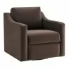 Modway Liora Performance Velvet Armchair Chocolate Brown - Modway Liora Performance Velvet Armchair Chocolate Brown
