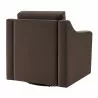 Modway Liora Performance Velvet Armchair Chocolate Brown Back - Modway Liora Performance Velvet Armchair Chocolate Brown Back