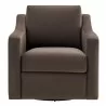 Modway Liora Performance Velvet Armchair Chocolate Brown Front - Modway Liora Performance Velvet Armchair Chocolate Brown Front