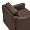 Modway Liora Performance Velvet Armchair Chocolate Brown Top