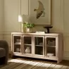 Modway Evren 4-Door Sideboard Storage Display Cabinet - Modway Evren 4-Door Sideboard Storage Display Cabinet