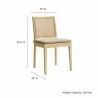 Modway Ovard Wood and Rattan Dining Chair  - Modway Ovard Wood and Rattan Dining Chair 