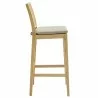 Modway Ovard Wood and Rattan Bar Stool Side - Modway Ovard Wood and Rattan Bar Stool Side