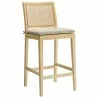 Modway Ovard Wood and Rattan Counter Stool - Modway Ovard Wood and Rattan Counter Stool