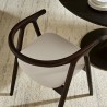 Modway Henry Vegan Leather and Wood Dining Chair White Top