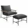 Modway Raya Outdoor Patio Boucle Lounge Chair and Ottoman - Modway Raya Outdoor Patio Boucle Lounge Chair and Ottoman
