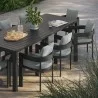 Modway Tahoe 9-Piece Outdoor Patio Aluminum Dining Set With Extendable Table 8 - Modway Tahoe 9-Piece Outdoor Patio Aluminum Dining Set With Extendable Table 8
