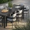 Modway Tahoe 9-Piece Outdoor Patio Aluminum Dining Set With Extendable Table 13 - Modway Tahoe 9-Piece Outdoor Patio Aluminum Dining Set With Extendable Table 13