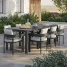 Modway Tahoe 9-Piece Outdoor Patio Aluminum Dining Set With Extendable Table 11 - Modway Tahoe 9-Piece Outdoor Patio Aluminum Dining Set With Extendable Table 11