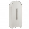 Modway Bellamy Tall Arched Storage Cabinet Ash Front Angle