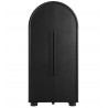 Modway Bellamy Tall Arched Storage Cabinet Black Front
