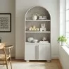Modway Bellamy Tall Arched Display Cabinet Bookcase - Modway Bellamy Tall Arched Display Cabinet Bookcase