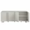 Modway Bellamy Curved 4-Door Sideboard Cabinet Open - Modway Bellamy Curved 4-Door Sideboard Cabinet Open