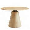 Modway Sabelle 47" Round Wood Dining Table Front
