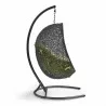 Modway Encase Swing Outdoor Patio Lounge Chair in Peridot - Side Angle - Modway Encase Swing Outdoor Patio Lounge Chair in Peridot - Side Angle
