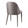 Moe's Home Collection Libby Dining Chair in Grey - Set of Two - Back Side Angle
