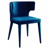 Moe's Home Collection Jennaya Dining Chair - Teal - Front Side Angle