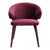 Moe's Home Collection Stewart Dining Chair - Purple - Front Angle