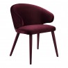 Moe's Home Collection Stewart Dining Chair - Purple - Front Side Angle