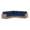 Havana Sectional in Spectrum Indigo w/ Self Welt - Front Side Angle