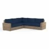 Havana Sectional in Spectrum Indigo w/ Self Welt - Front Side Angle - Havana Sectional in Spectrum Indigo w/ Self Welt - Front Side Angle