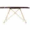Moe's Home Collection Tectona Console Table Dark Brown - Front Angle