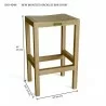 New Montego Bar Chair dimension - New Montego Bar Chair dimension