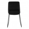 Moe's Home Collection Ruth Dining Chair in Black - Set of Two - Back Angle