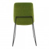 Moe's Home Collection Ruth Dining Chair in Green - Set of Two - Back Angle