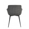 Moe's Home Collection Ronda Armchair in Grey - Set of Two - Back Angle