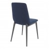 Moe's Home Collection Kito Dining Chair in Blue - Set of Two - Back Side Angle